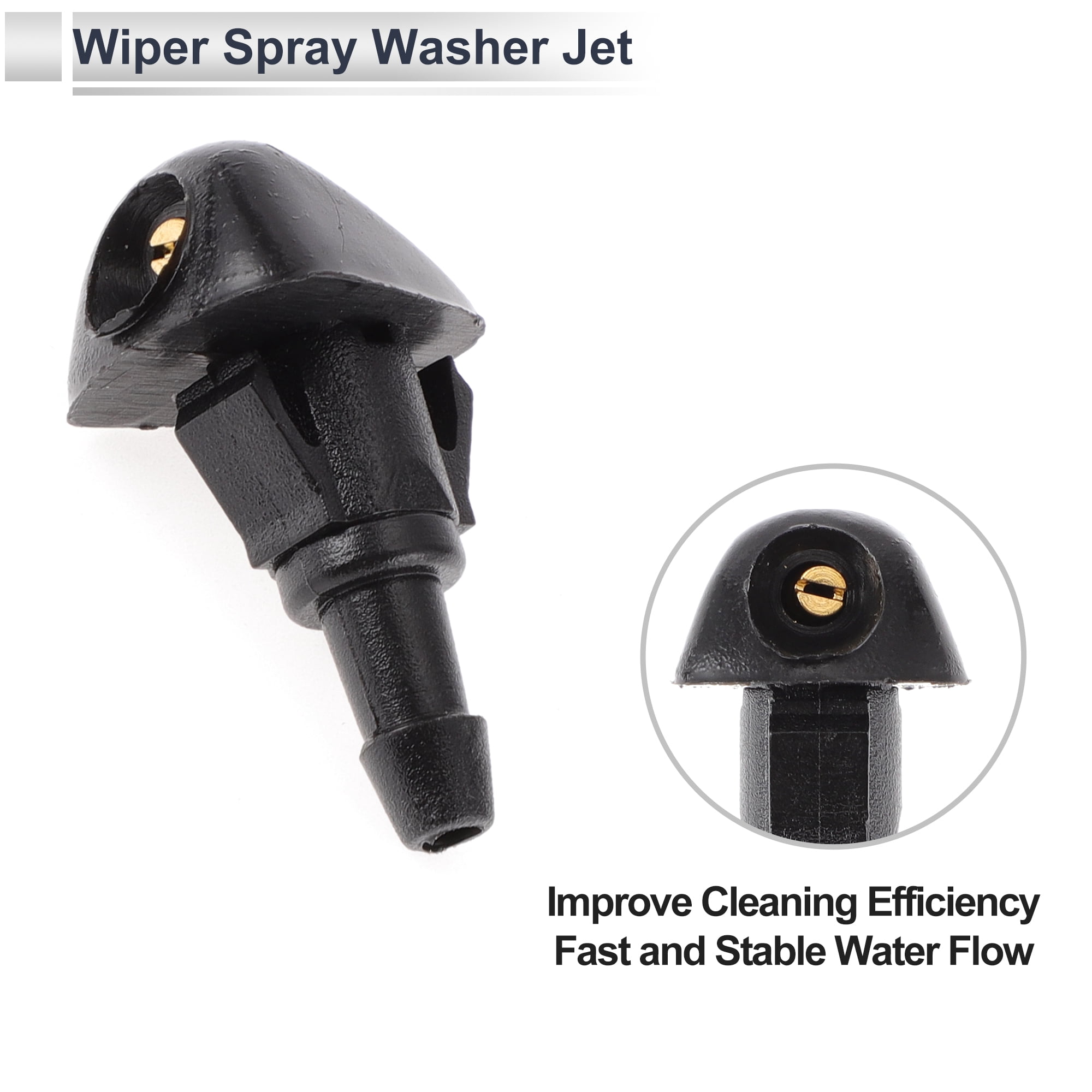Unique Bargains Windshield Washer Nozzle for Honda Civic 1987-2005 1 Set
