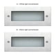 thumbnail image 4 of Bearachild Luz de pared para exteriores IP65, puerta impermeable, lámpara empotrada Rectangular montada en la pared, jardín, patio, paso, patio trasero, Iluminación y accesorios Luz calida Bearachild HA066202-02, 4 of 6
