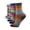 Multicolor-B, variant on Yufatyle Thick Warm Socks for Women Winter Crew Socks Comfy Soft 5 Pairs Cute Print Wool Socks