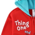 thumbnail image 2 of Dr. Seuss Cat in the Hat Thing 1 and Thing 2 Zip-Up Hoodie (Boys), Sizes 2T-4T, 2 of 4