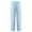 #-Sky Blue, variant on Pntutb Womens Casual Solid Color Pockets Buttons Elastic Waist Comfortable Straight Pants