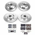 thumbnail image 3 of PowerStop Front and Rear Z23 Evolution Sport Carbon-Fiber Ceramic Brake Pad and Drilled & Slotted Rotor Kit Fits: HYUNDAI Select Models K6312, 3 of 10