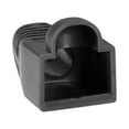 thumbnail image 3 of Black 6mm Hole Dia RJ45 Boots Cover Anti Dust Plastic Protector for Network Cable Cat5 Cat5E Cat6 100Pcs, 3 of 3