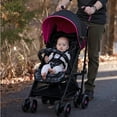 Monbebe Breeze Lightweight Compact Baby Stroller Pink Camo, Toddler