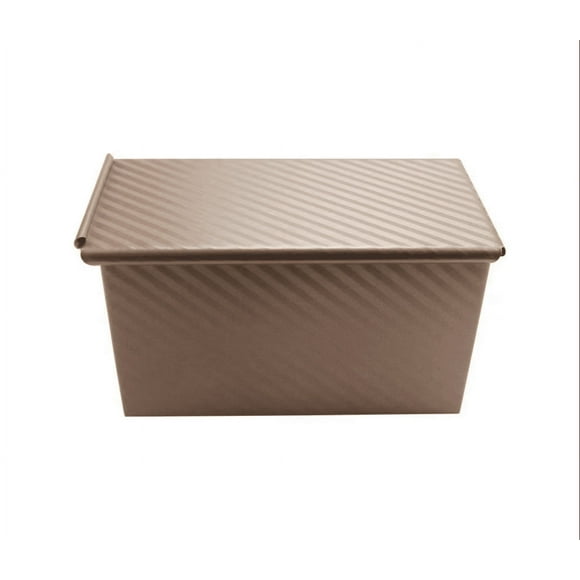Pullman loaf pan with lid for wavy loaf with lid (21.5 x 12 x 11 cm)