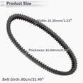 thumbnail image 4 of Correa de transmisión Unique Bargains para Harley Davidson FXST FLST 1994-1999 V-Belt No.4001813, 4 of 7