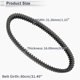 thumbnail image 4 of Correa de transmisión Unique Bargains para Harley Davidson FXST FLST 1994-1999 V-Belt No.4001813, 4 of 7
