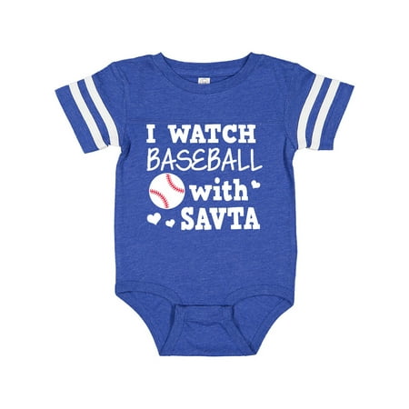 

Inktastic I Watch Baseball with My Savta Gift Baby Boy or Baby Girl Bodysuit