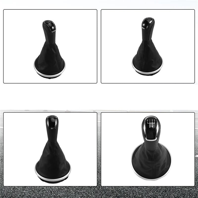 Car Manual Transmission 5 Speed Gear Shift Knob With Dust Cover For Skoda Fabia Fabia 2 II MK2 Roomster