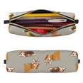 thumbnail image 2 of Balery Cute Dog Estuche de Lápices de Cuero Impreso, Estuche para Suministros de Arte, Estuche de Lápices con Cremallera, Estuche de Almacenamiento de Papelería, 2 of 7