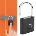 thumbnail image 4 of Keyless , Zinc Alloy  Electronic  Fingerprint , USB Rechargeable Cabinet For Backpack Silver,Black, 4 of 8