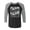 Grey/Black, variant on Please Please Please Unisex 3/4 Sleeve Baseball Raglan Tee