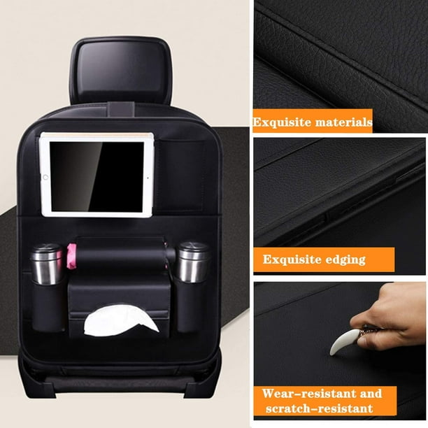 PU Leather Car Back Seat Organizer Tray Siege Voiture Accessories  Organisateur From Dianweiliu, $23.63