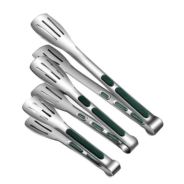 Bbq Tongs Non-Slip Handle Stainless Steel Fried Barbecue Clip Salad Bread Clamp Kitchen Tool Meat Food Clips