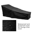 thumbnail image 4 of Moyic Cubierta de tumbona para exteriores, cubierta impermeable para sillón reclinable, cubierta protectora para polvo, nieve, a prueba de viento, Jardín y Patio Negro 208 x 76 x 41 cm Moyic HA3834-02B, 4 of 6