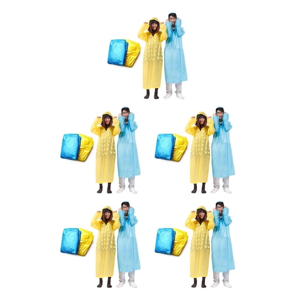 Billuyoard Chubasquero de plástico para acampar, montañismo, impermeable, portátil, para la lluvia, para la familia, para el exterior, Type2 NO2