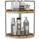 thumbnail image 1 of Organizador de mostrador de baño Dorhors, 2 niveles, madera, marrón, 1 of 7