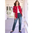 thumbnail image 5 of Woman Within Plus Size Stretch Straight-Leg Clean Jeans, 5 of 5