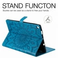 thumbnail image 3 of Dteck Flower Patterned Case For Amazon Kindle Fire HD10 2017/2018/2019 Released (10.1-inch),Magnetic Leather Card Holder Wallet Folio Kickstand Protective Cover,Blue, 3 of 6