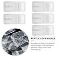 thumbnail image 4 of CIMAXIC Anti Wear Easy Installation Plastic Lock Hasp 20 Sets for Repair,2.17"X0.98"X0.79", 4 of 5