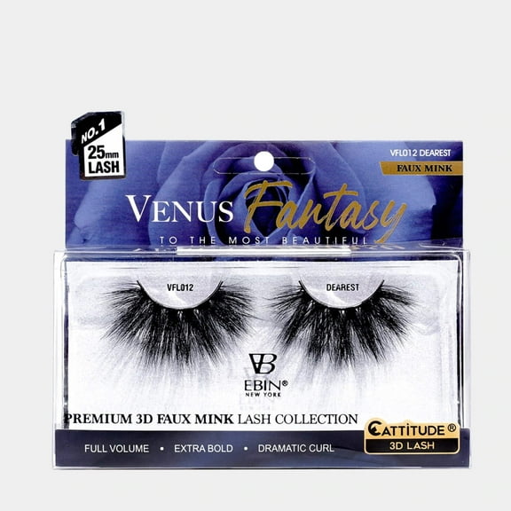 VENUS FANTASY 25MM FAUX MINK 3D LASHES - DEAREST