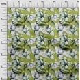 thumbnail image 3 of oneOone Viscose Jersey Light Green Fabric Florals Fabric For Sewing Printed Craft Fabric By The Yard 60 Inch Wide, 3 of 7