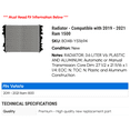 thumbnail image 2 of Radiator - Compatible with 2019 - 2021 Ram 1500 2020, 2 of 2