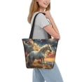thumbnail image 2 of Disketp Starry Sky White Horse for Women’s Casual Shoulder Tote Bag Cross-body Handbags for Shopping, Travel and Daily Use, 2 of 6