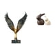 thumbnail image 1 of Escultura De Ala De Conejo De Resina De Porcelana, Adorno De Feng Shui, Estatua Decorativa De Cerámica, Juego De Mueble De Jardín De Pascua, Soporte De TV, Decoración, 1 of 8