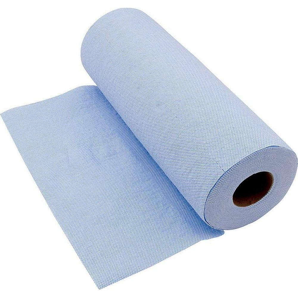 Allstar Shop Towels 11 x 91/2 in Paper Blue Set of 60 ALL12006