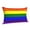 14"x20", variant on Hidden Zipper Pillowcases Gay-Pride Flag Lumbar Pillow Case Decorative Pillow Cases Bed Cushion Covers 20"x30"