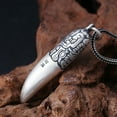 thumbnail image 2 of Men's And Women's Pattern Wolf Tooth Pendant, 2 of 2