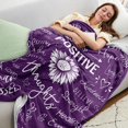 thumbnail image 5 of Get Well Soon Gifts for Women, Inspirational Gifts for Women, Hug Healing Blanket Purple 60‘‘X50‘‘, Feel Better/Thinking of You/Encouragement/Surgery Recovery/Cancer Care Gifts for Women, 5 of 6