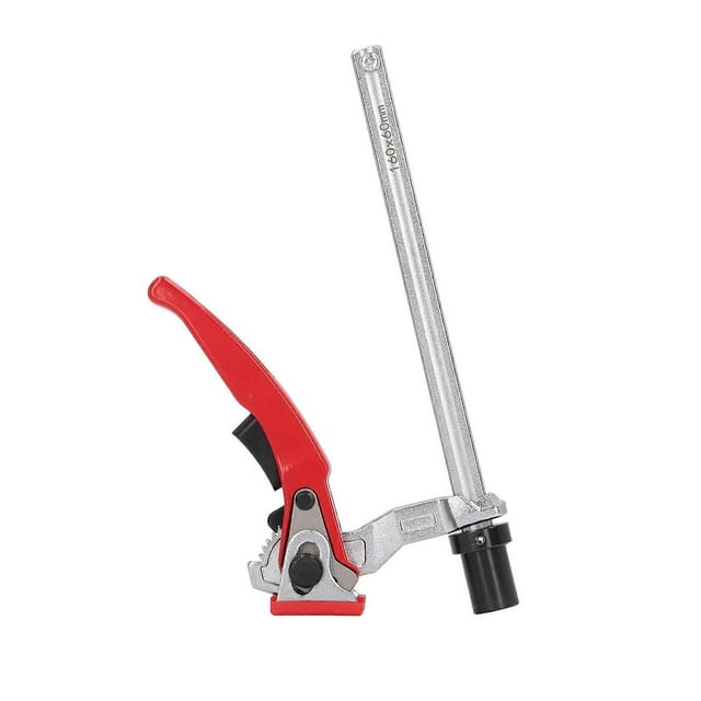 Workbench clamp, 20mm base, 13.5 x 6.5mm guide rail, with ratchet mechanism