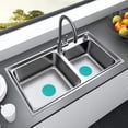thumbnail image 4 of Cuttte Silicone Bathtub Stopper, 6 Inches Large Drain Stopper, Flat Suction Drain Cover, Tub Stopper Drain Plug for Kitchen, Bathtub and Laundry, 4 of 14