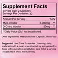 thumbnail image 4 of Myo & D-Chiro Inositol 2050 mg: suplementos para la fertilidad y el equilibrio hormonal de las mujeres que regulan el ciclo menstrual, 60 cápsulas, 4 of 5