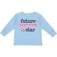 thumbnail image 3 of Inktastic Future Soccer Star Girls Girls Long Sleeve Toddler T-Shirt, 3 of 5