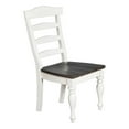 thumbnail image 2 of Pemberley Row Mahogany White/Dark Brown Chair Ladderback 41"H Unassembled, 2 of 9