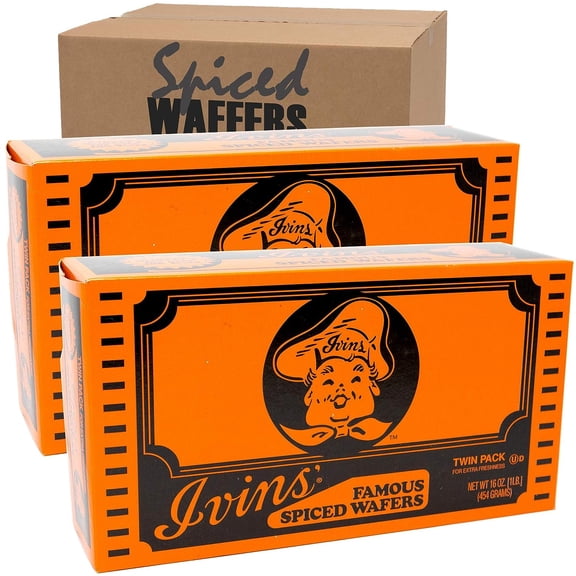 2 Set - Famous Spiced Wafers, 2 Boxes (16 Oz Ea.)