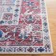 thumbnail image 4 of SAFAVIEH Tucson Jayla Oriental Machine Washable Area Rug, Navy/Red, 10' x 14', 4 of 12