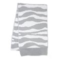thumbnail image 2 of Berkshire Girls Zebra Print Cable Knit Beanie, Scarf and Glove 3-Piece Set, One Size, 2 of 5
