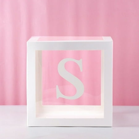 

Hadanceo Balloon Box Anti-deformed 1 Set 30cm DIY Letter Box Decor Easy Install Practical for Shop