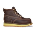thumbnail image 3 of RedHawk Boot Co. Badlands Men's Soft Toe 6" Leather Mocc Toe Work Boots with Dual Density Sole, 3 of 7
