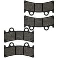 thumbnail image 5 of Niche Brake Pad Set Yamaha FZR1000 YZF750R 4FM-W0045-30-00 Front Semi-Metallic 2 Pack 519-KPA2472D, 5 of 6