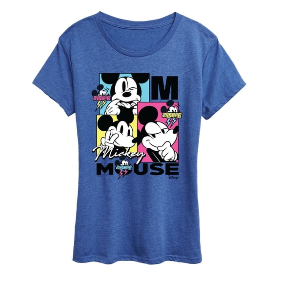 Disney - Cmyk Mickey Women's Short Sleeve Graphic T-Shirt