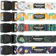 Downtown Pet Supply Best Cute and Fancy Printed Pattern, Soft Pet Dog and Puppy Collars for Small, Medium, and Large Dogs Collar (Pineapple, Small)
