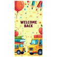 thumbnail image 3 of Space Theme Welcome Back Banner School Backpack and Planets Colorful Backdrop Classroom Decorations Outer Space Party Supplies Photography Props, 3 of 4