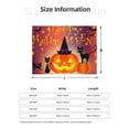 thumbnail image 5 of Yiaed Halloween Print Blanket Throw Blanket Soft Cozy Flannel Blanket for Home Bed Sofa Couch Chair-50"x40", 5 of 6