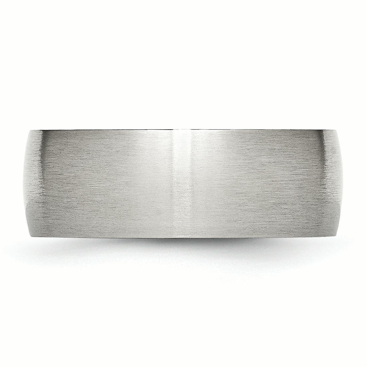 Stainless Steel 8mm Brushed Band