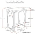 thumbnail image 3 of Home Square 2-Piece Accent End Table Set in Natural and Gold, 3 of 6